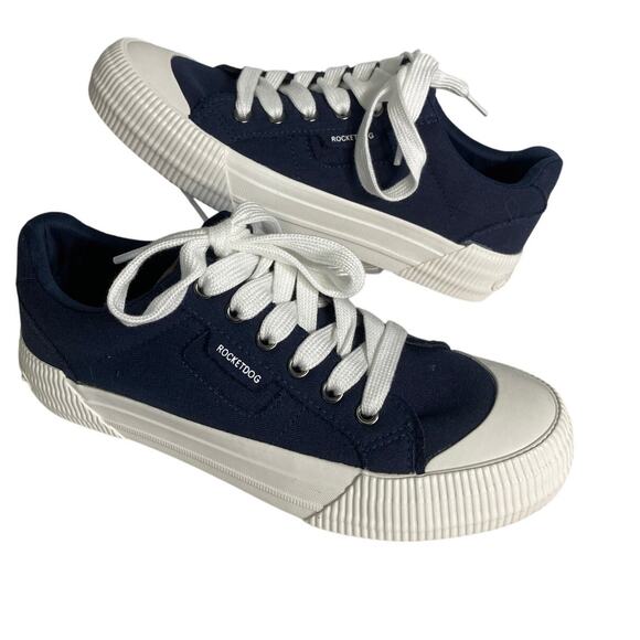 Rocket Dog Cheery Navy Women's Sneakers Size 8M - Picture 1 of 8